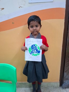 Earth day celebration at udayan kidz sec-08