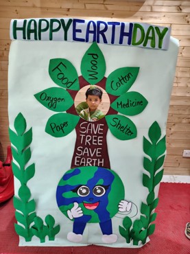 EARTH DAY IN UDAYAN KIDZ