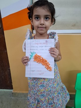 Orange day delight celebration at udayan kidz sec-08