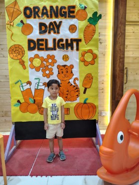 ORANGE DAY DELIGHT AT UDAYAN KIDZ