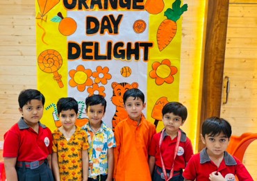 ORANGE DAY DELIGHT AT UDAYAN KIDZ
