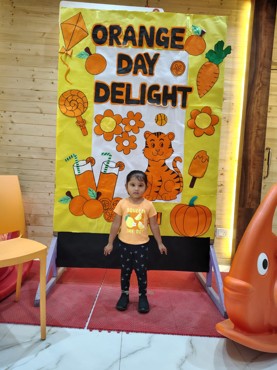 ORANGE DAY DELIGHT AT UDAYAN KIDZ