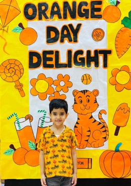 ORANGE DAY DELIGHT AT UDAYAN KIDZ