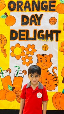 ORANGE DAY DELIGHT AT UDAYAN KIDZ