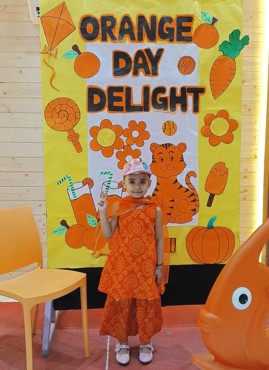ORANGE DAY DELIGHT AT UDAYAN KIDZ