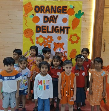 ORANGE DAY DELIGHT AT UDAYAN KIDZ