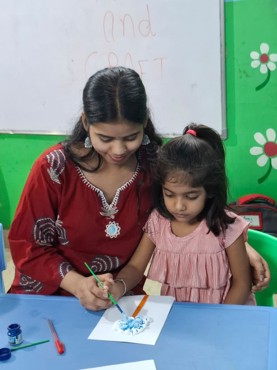summer camp week 4 day 3 at Udayan kidz sec-8