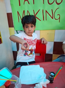 summer camp week 4 day 6 at Udayan kidz sec-8
