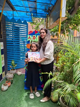 summer camp week 4 day 6 at Udayan kidz sec-8