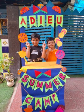 summer camp week 4 day 6 at Udayan kidz sec-8