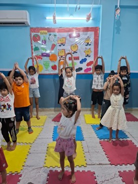 summer camp week 4 day 6 at Udayan kidz sec-8