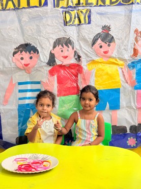Friendship day celebration at Udayan kidz sec-08