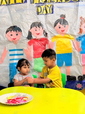 Friendship day celebration at Udayan kidz sec-08
