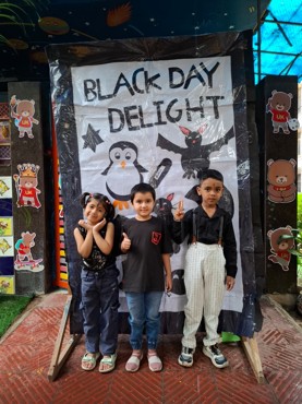 Black day delight celebration at Udayan kidz sec-08