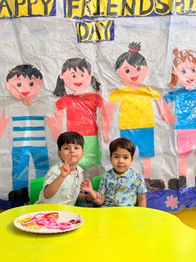 Friendship day celebration at Udayan kidz sec-08