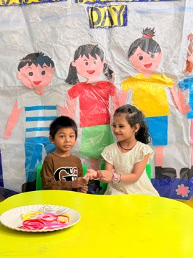 Friendship day celebration at Udayan kidz sec-08
