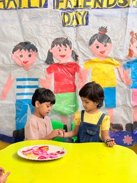 Friendship day celebration at Udayan kidz sec-08