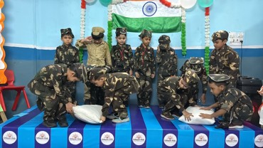 Independence day celebration at Udayan kidz sec-08
