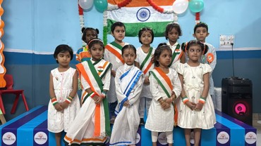 Independence day celebration at Udayan kidz sec-08