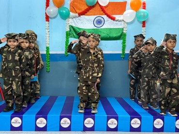 Independence day celebration at Udayan kidz sec-08